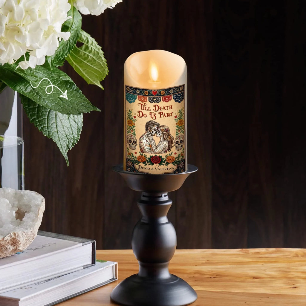Forever And Always - Personalized LED Candle