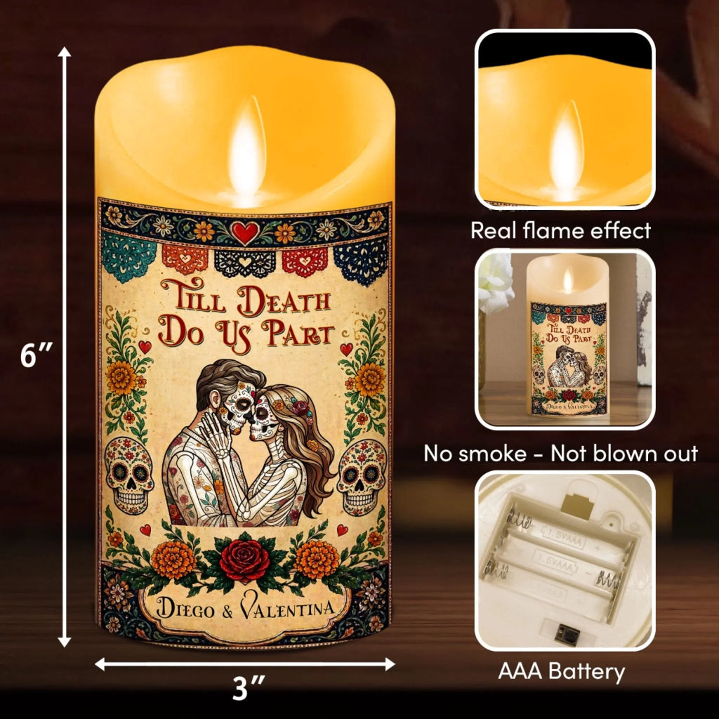 Forever And Always - Personalized LED Candle