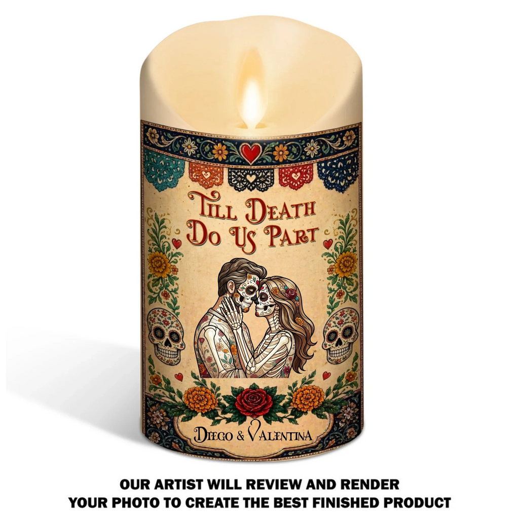 Forever And Always - Personalized LED Candle