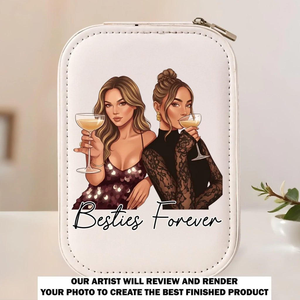 Soulmates - Personalized Jewelry Box With LED Mirror