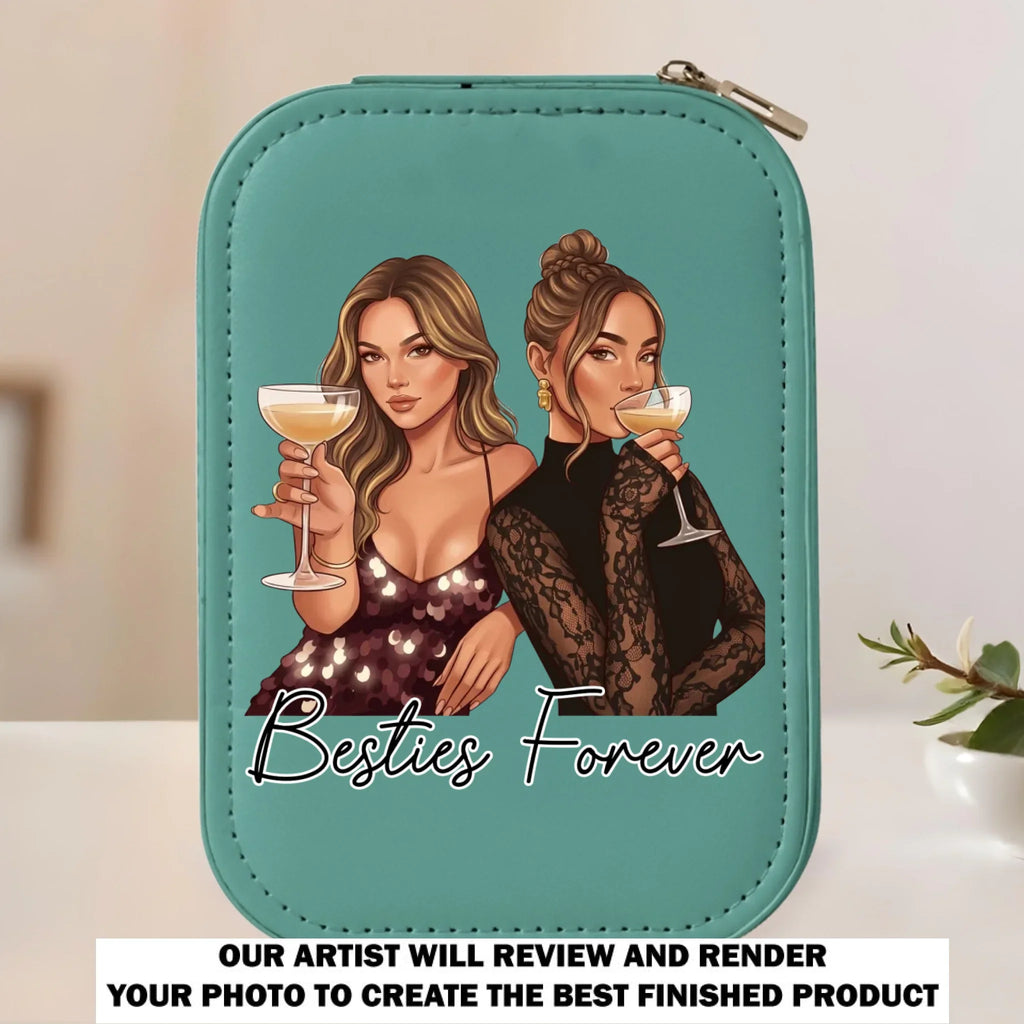 Soulmates - Personalized Jewelry Box With LED Mirror