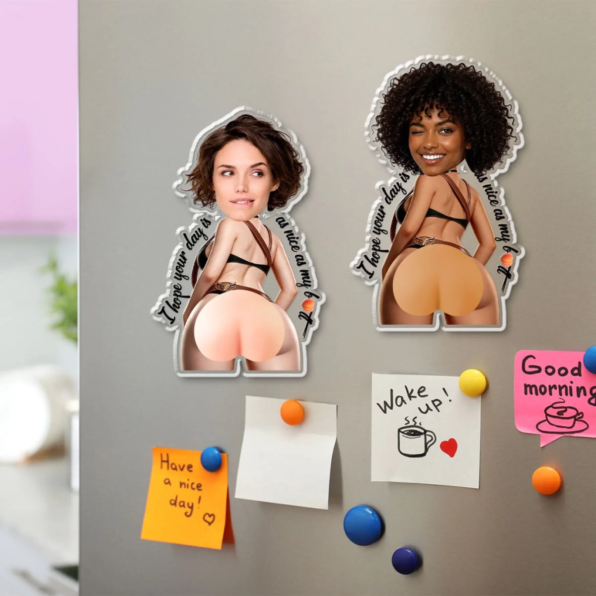 As My Butt - Personalized Squishy Acrylic Magnet