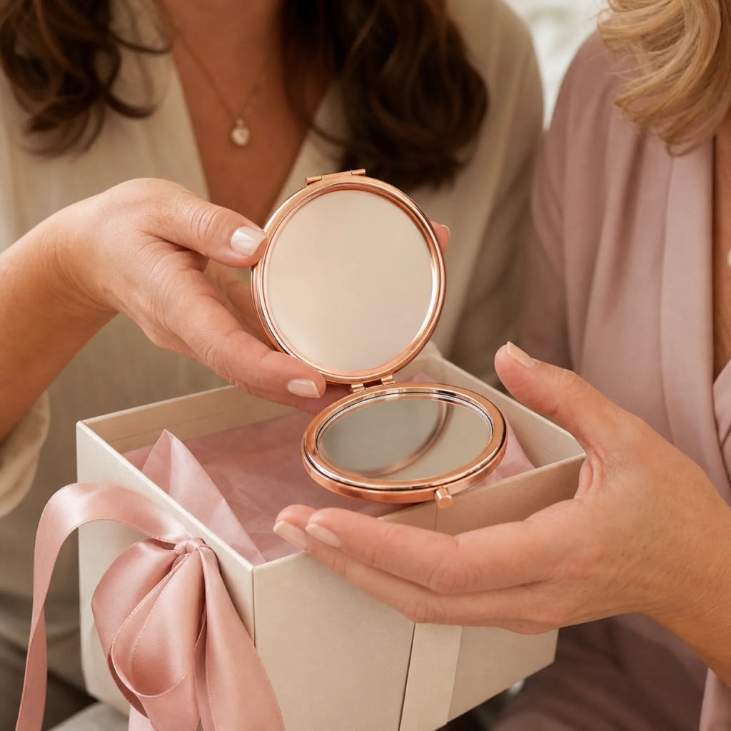Sisters Forever - Personalized Compact Mirror