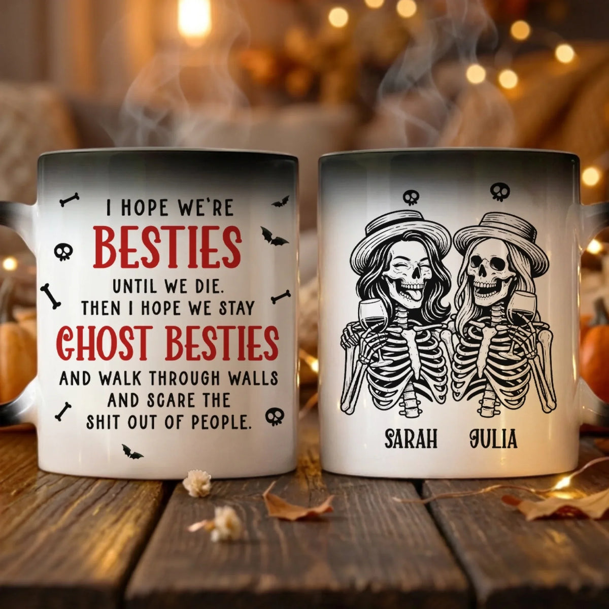 Soul Friends Forever - Personalized Color Changing Mug