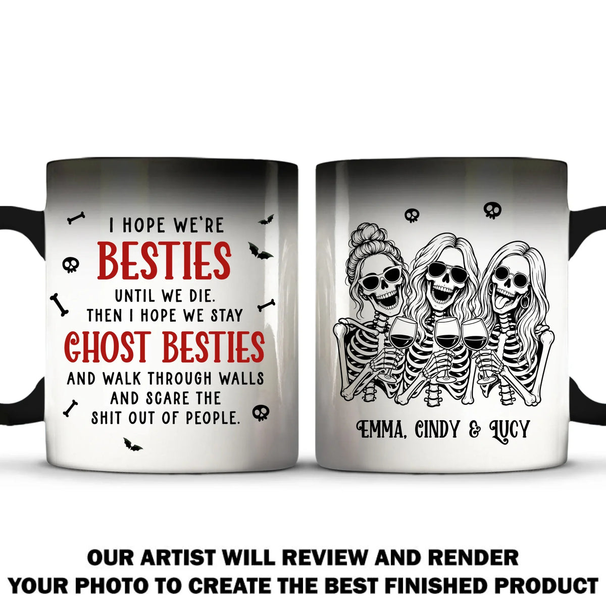 Soul Friends Forever - Personalized Color Changing Mug