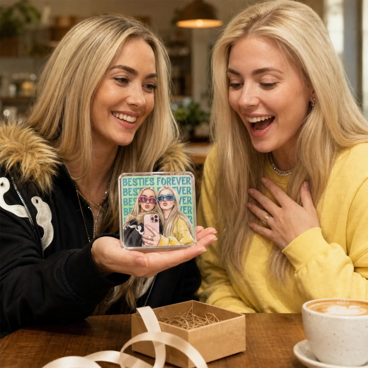 Besties Style - Personalized Acrylic Magnet