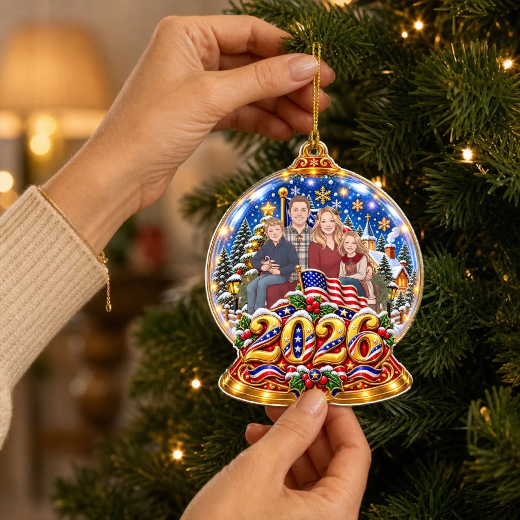 Custom Keepsake Christmas Ornament •  Making Memories This Christmas - Personalized Acrylic Ornament