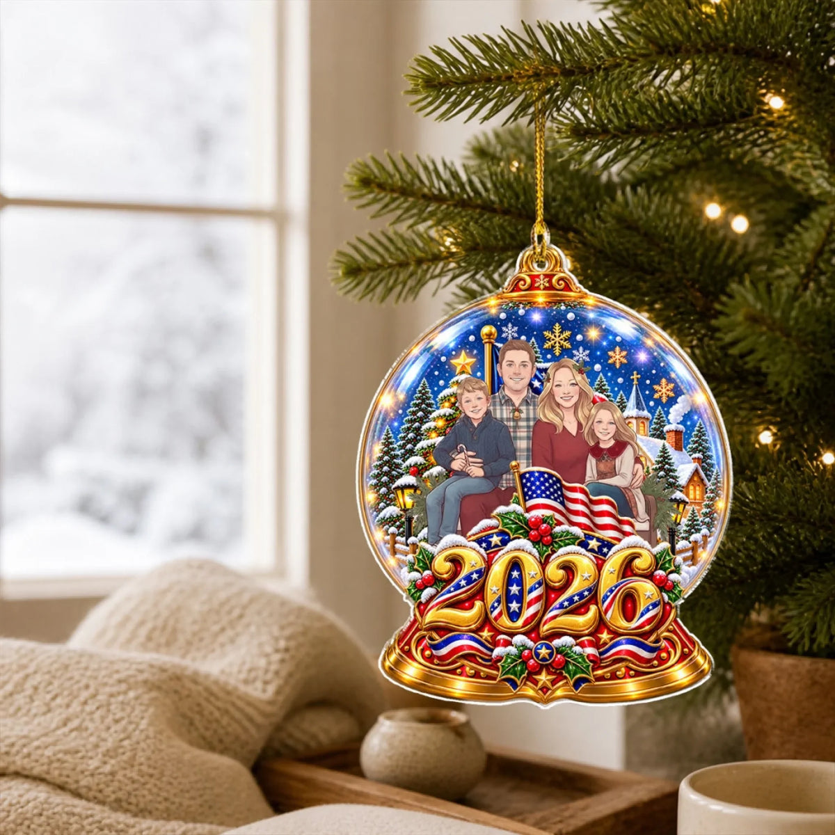Custom Keepsake Christmas Ornament •  Making Memories This Christmas - Personalized Acrylic Ornament