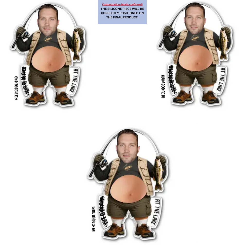 Reel Cool Dad - Personalized Squishy Acrylic Magnet