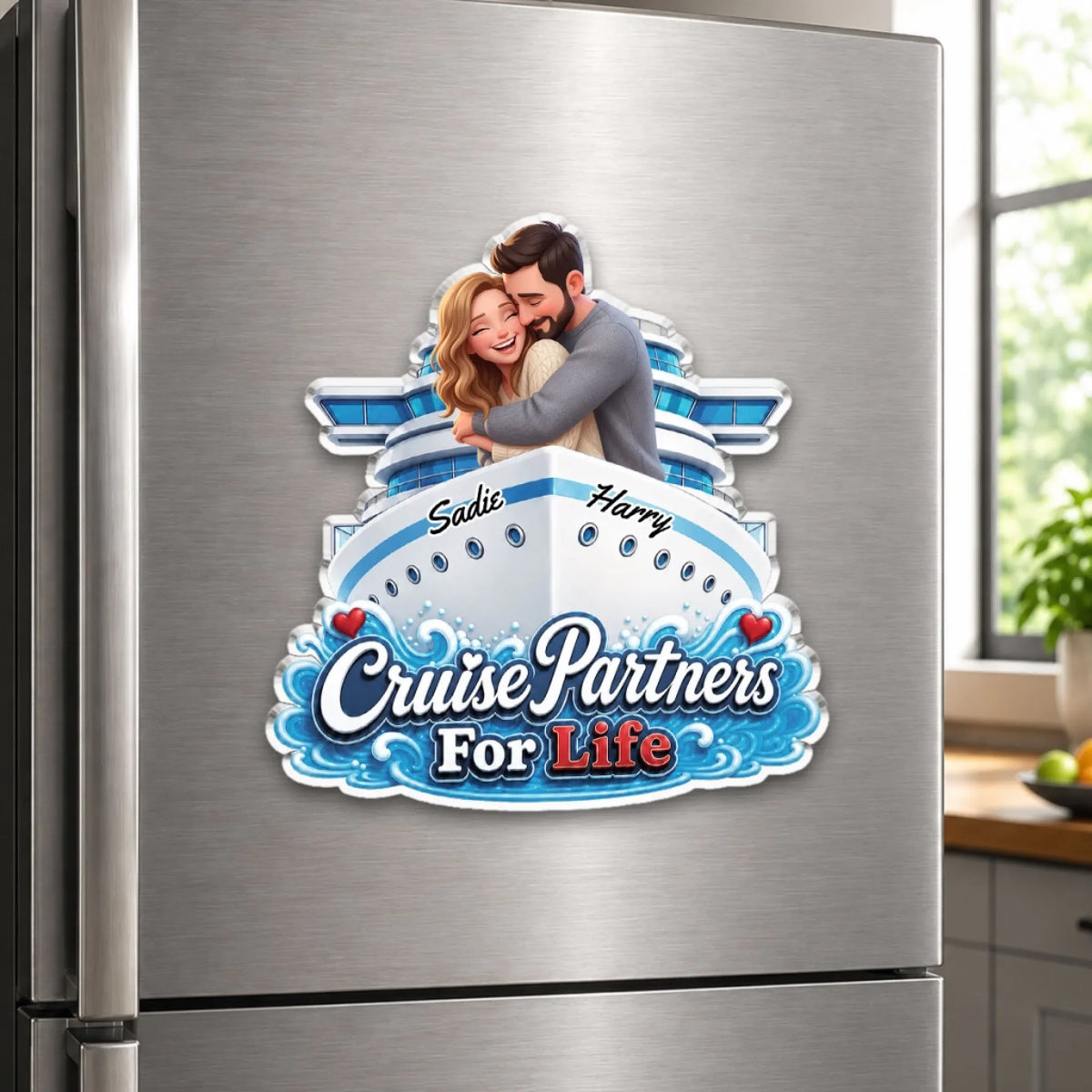 Love Story - Personalized Acrylic Magnet
