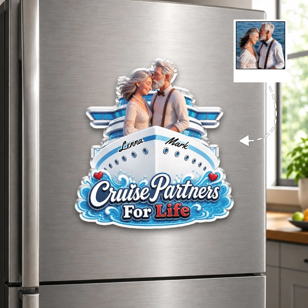 Love Story - Personalized Acrylic Magnet