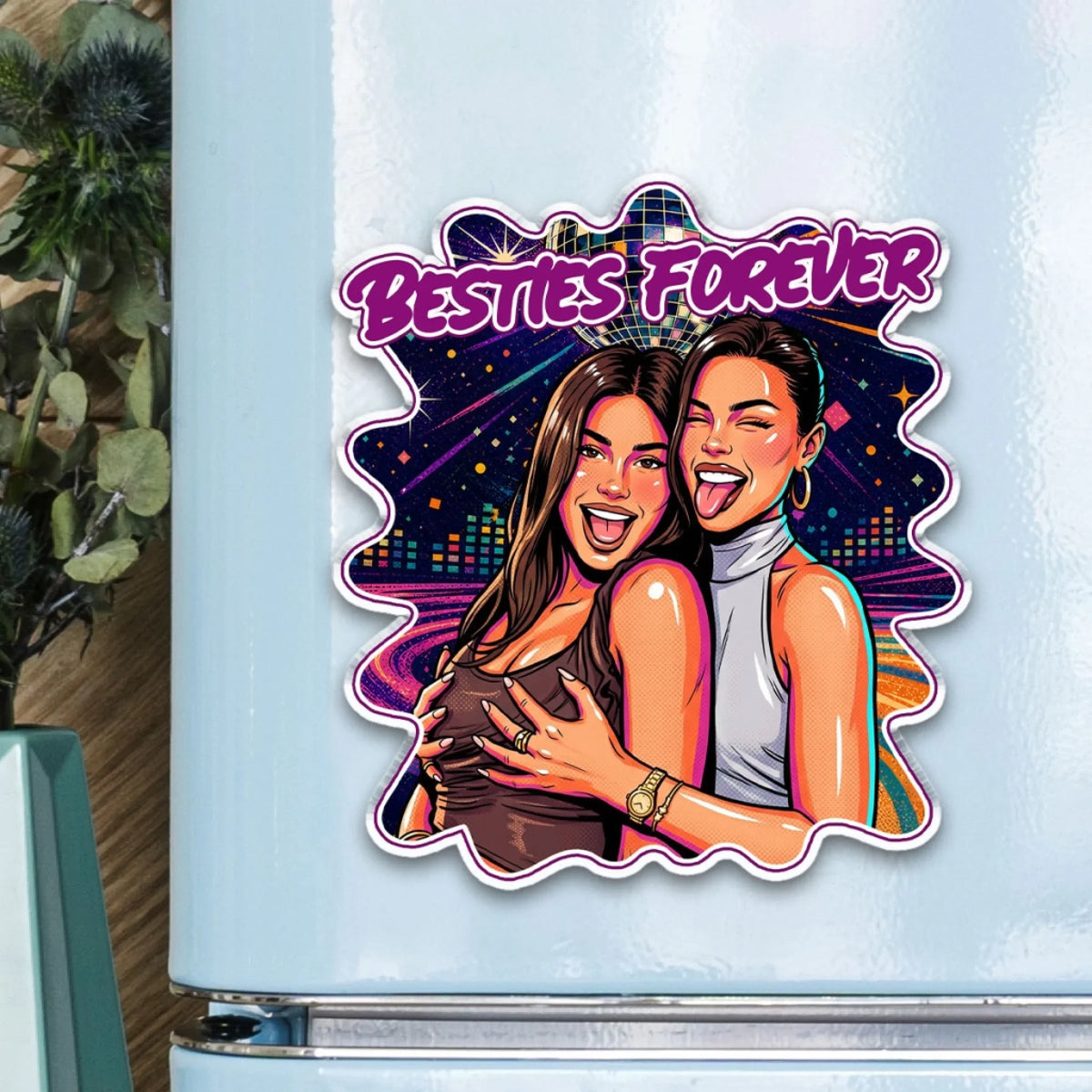 Friends Forever - Personalized Acrylic Magnet