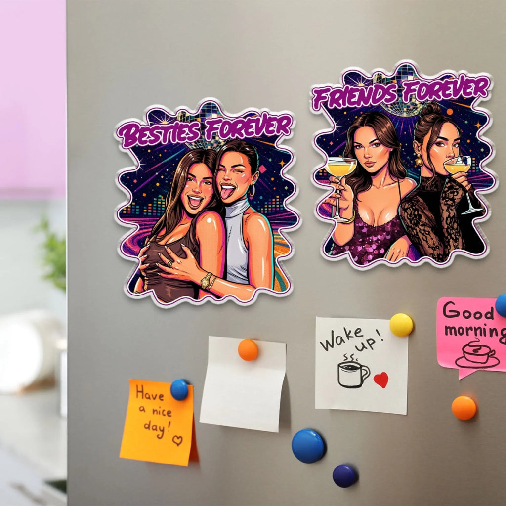 Friends Forever - Personalized Acrylic Magnet