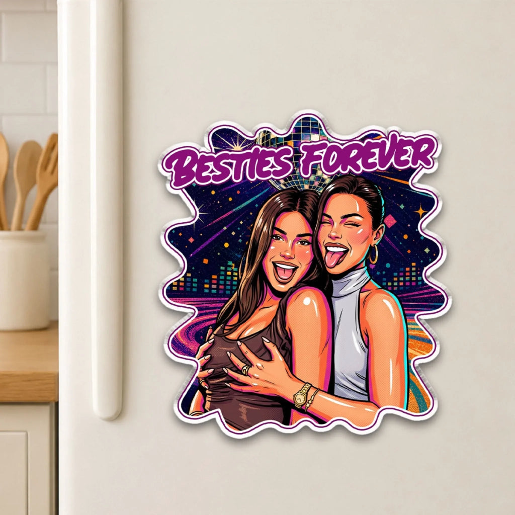 Friends Forever - Personalized Acrylic Magnet
