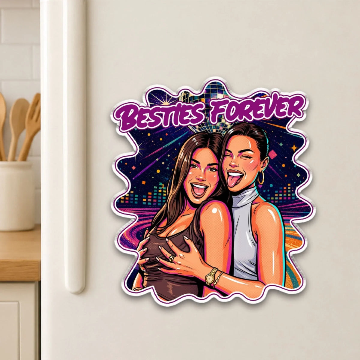 Friends Forever - Personalized Acrylic Magnet