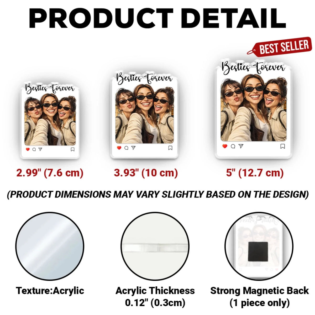 Surprise Its Us - Personalized Acrylic Magnet