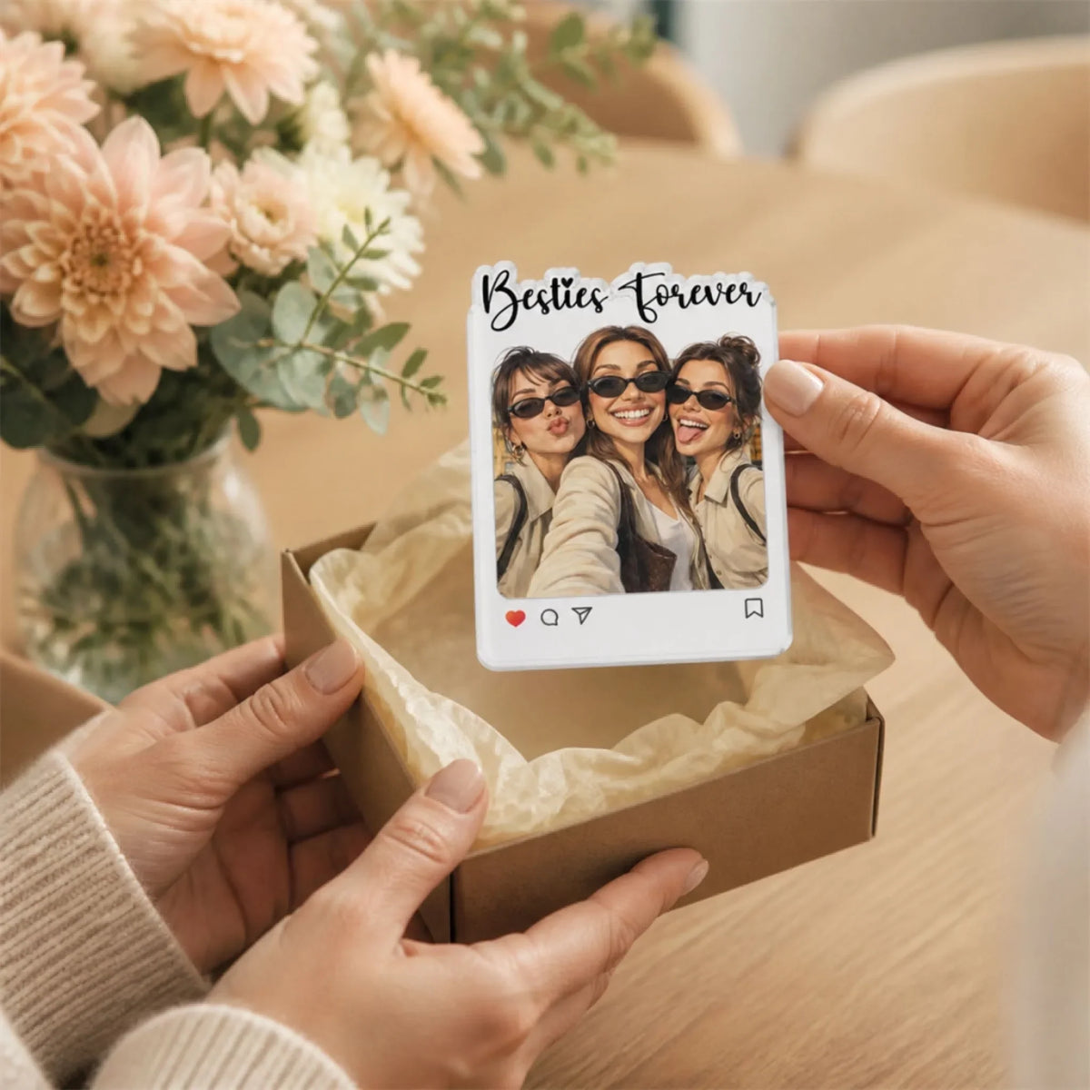 Surprise Its Us - Personalized Acrylic Magnet