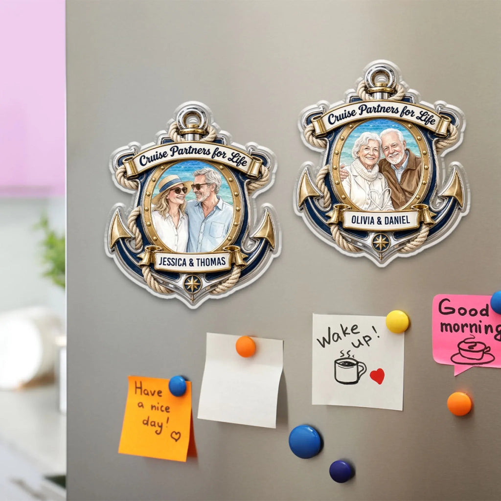 Cruise Partners For Life - Personalized Acrylic Magnet