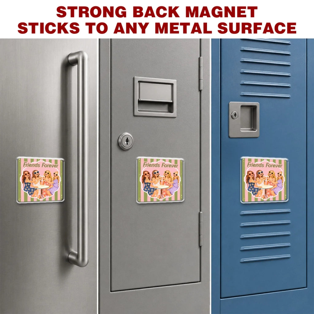 Funny Besties- Personalized Acrylic Magnet