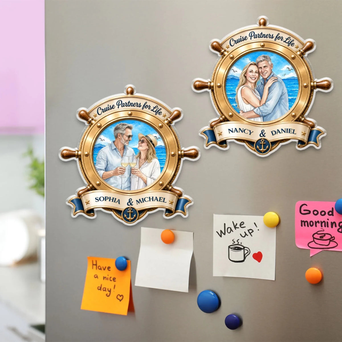 Cruise Partners - Personalized Acrylic Magnet