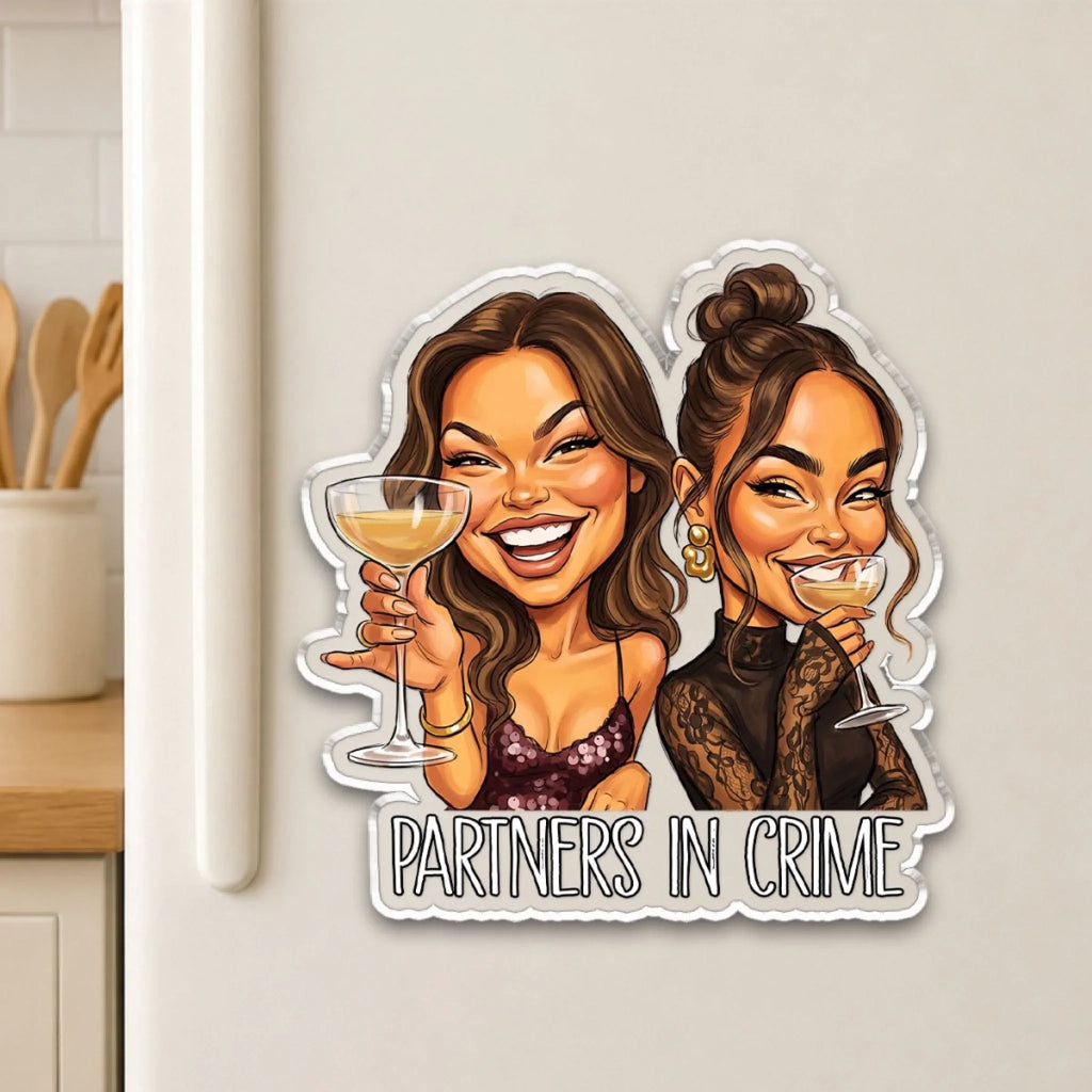 Best Bitches - Personalized Acrylic Magnet