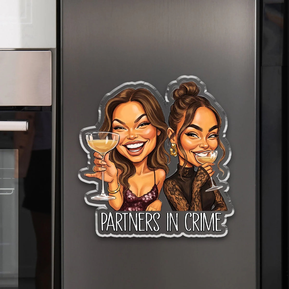 Best Bitches - Personalized Acrylic Magnet