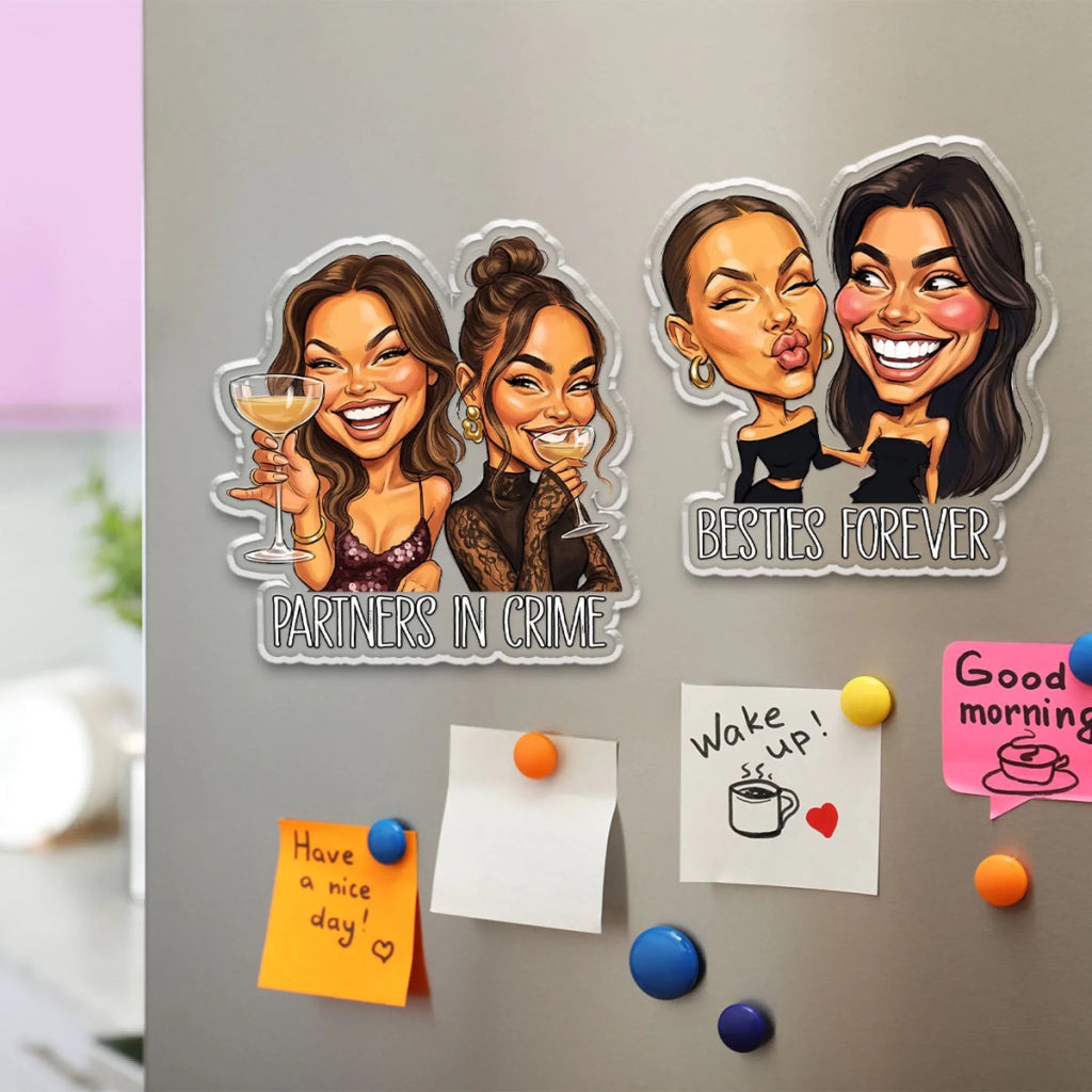 Best Bitches - Personalized Acrylic Magnet
