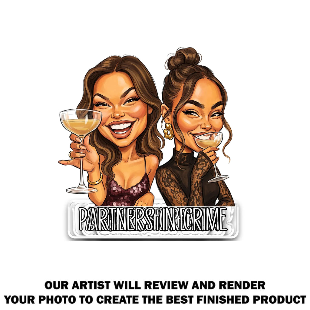 Best Bitches - Personalized Acrylic Magnet