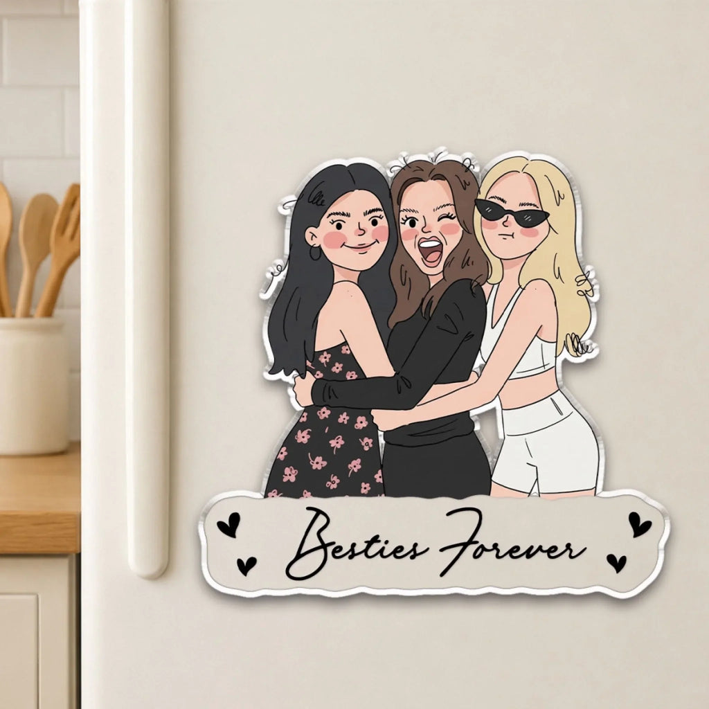 Forever Grateful For You - Personalized Acrylic Magnet