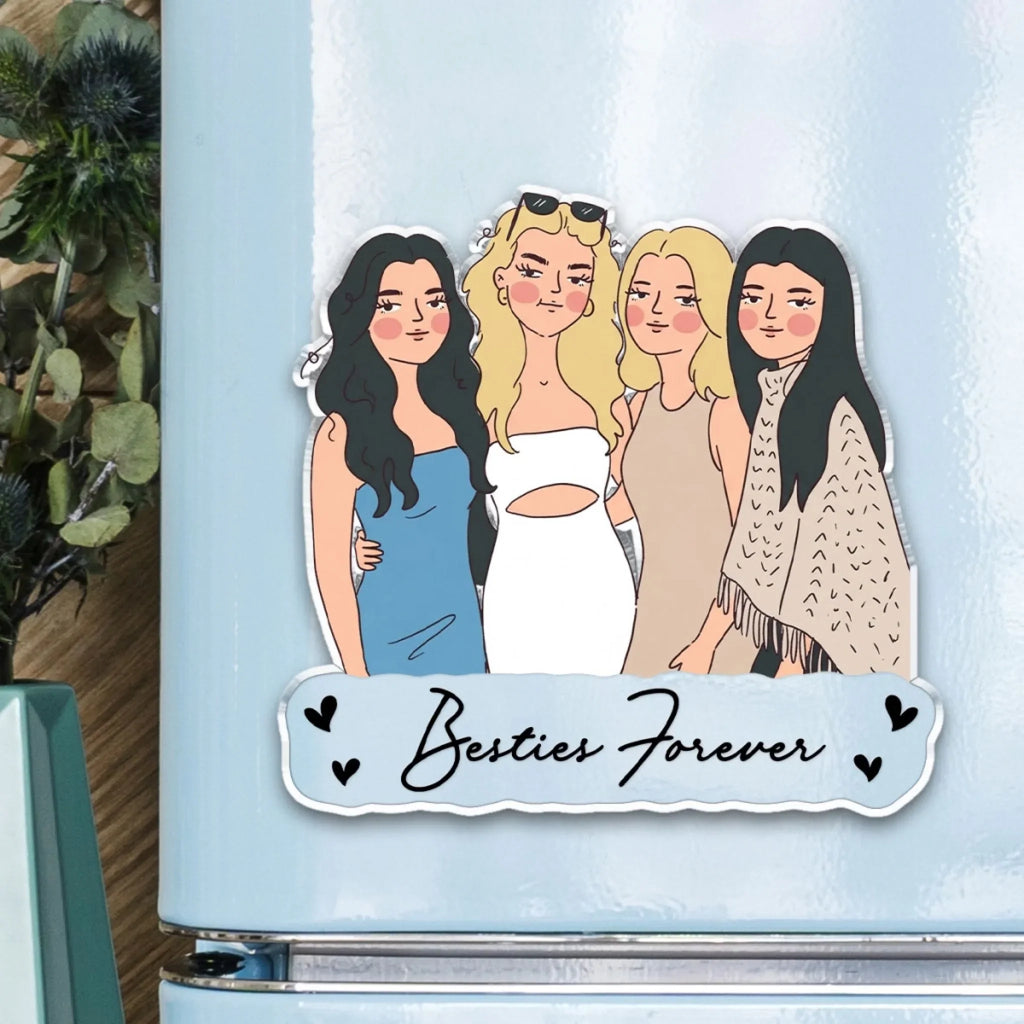 Forever Grateful For You - Personalized Acrylic Magnet