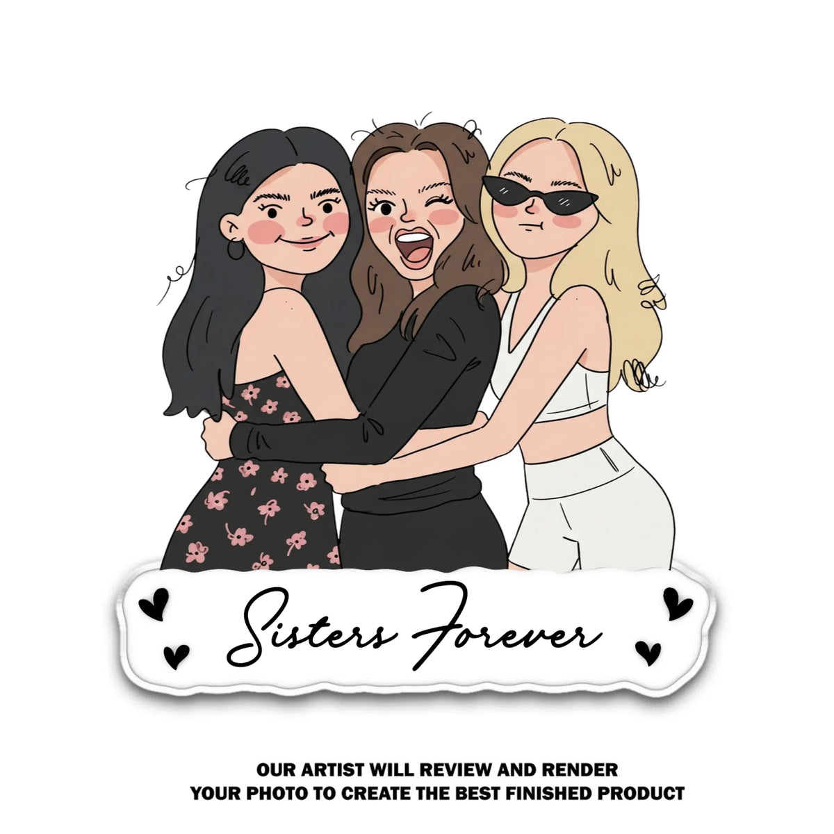 Forever Grateful For You - Personalized Acrylic Magnet