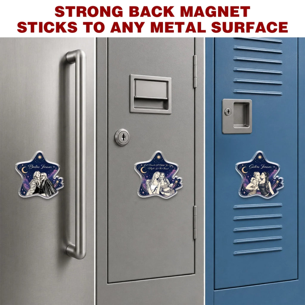 Us Against The World - Personalized Acrylic Magnet