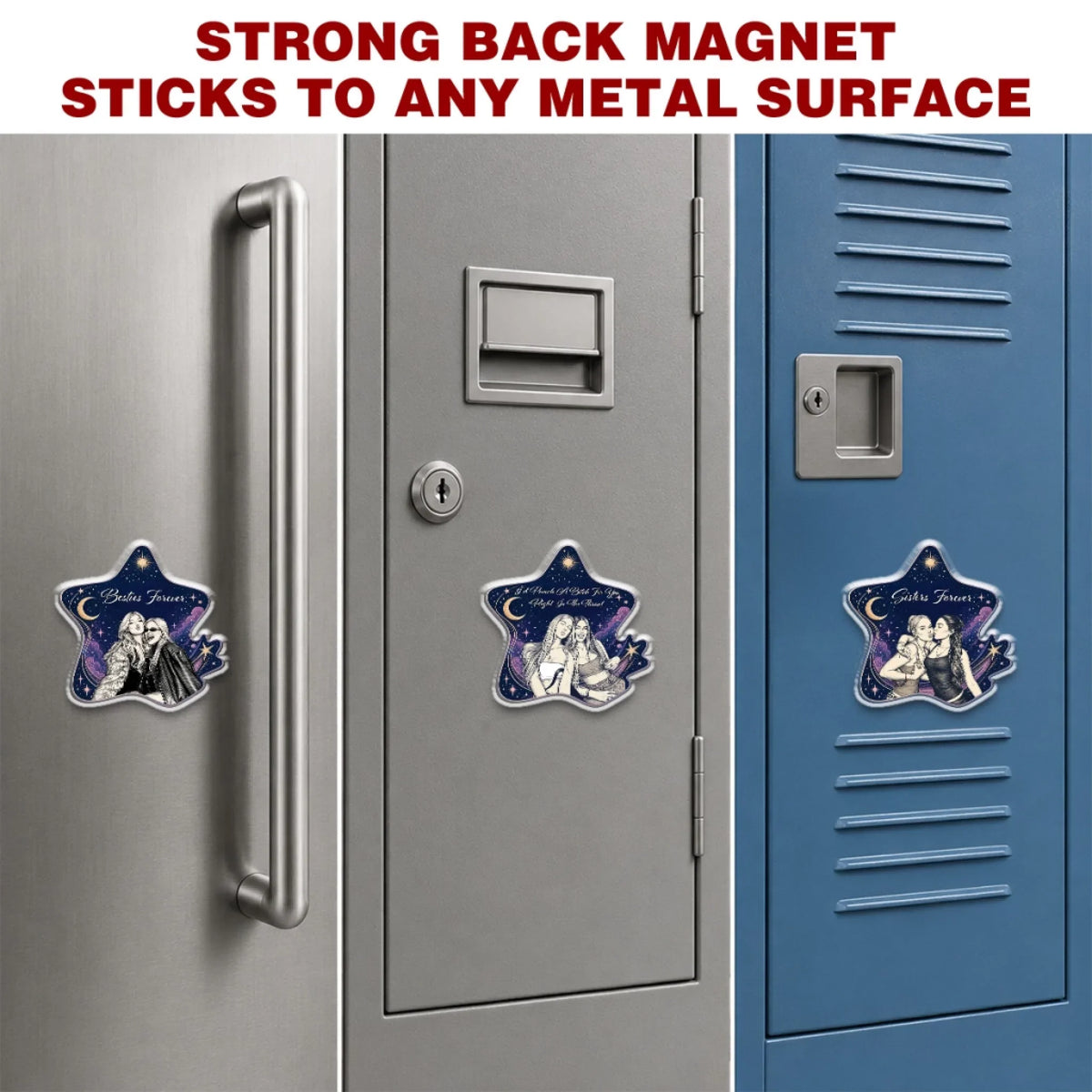 Us Against The World - Personalized Acrylic Magnet
