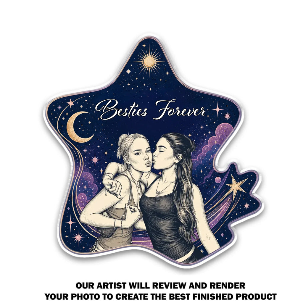 Us Against The World - Personalized Acrylic Magnet