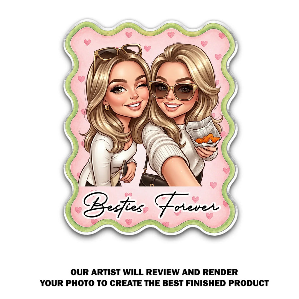 Together Until Forever - Personalized Acrylic Magnet