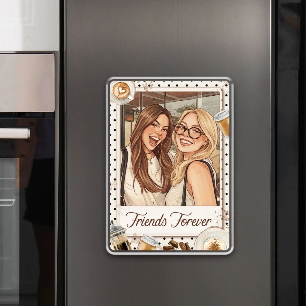 Together Through Every Chapter - Personalized Acrylic Magnet