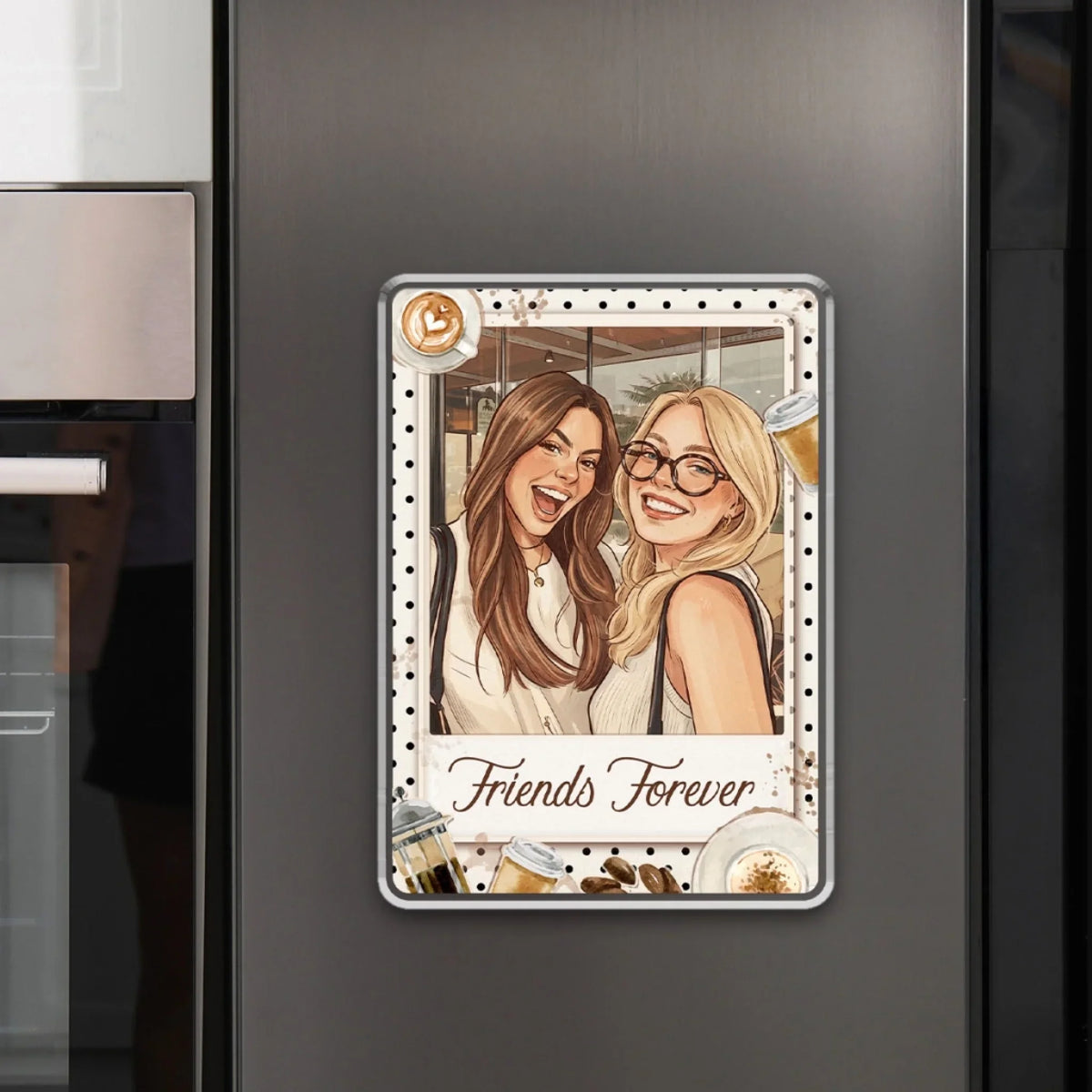 Together Through Every Chapter - Personalized Acrylic Magnet