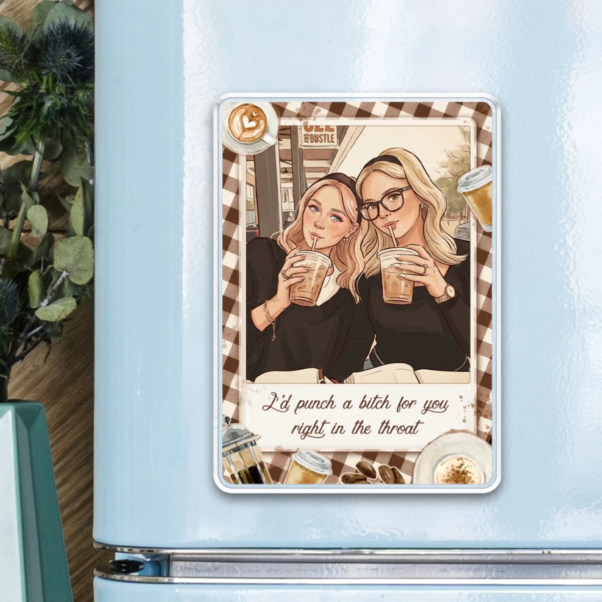 Together Through Every Chapter - Personalized Acrylic Magnet