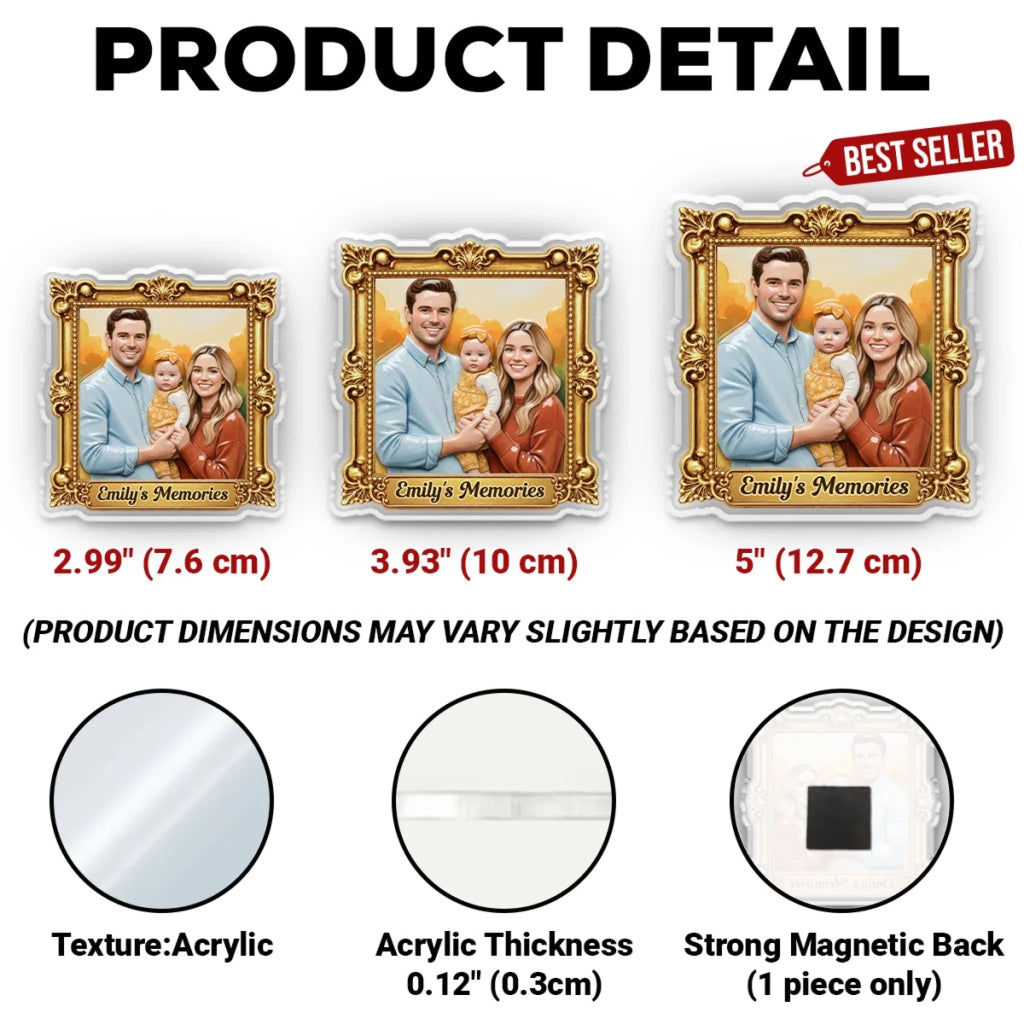 Our Memories - Personalized Acrylic Magnet