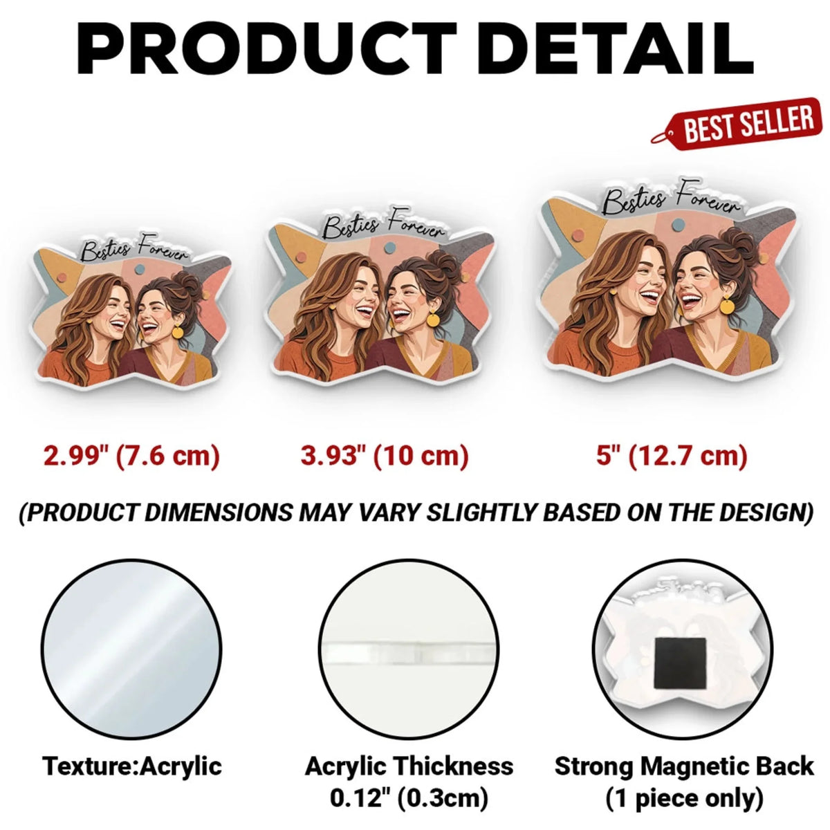 Our Forever - Personalized Acrylic Magnet