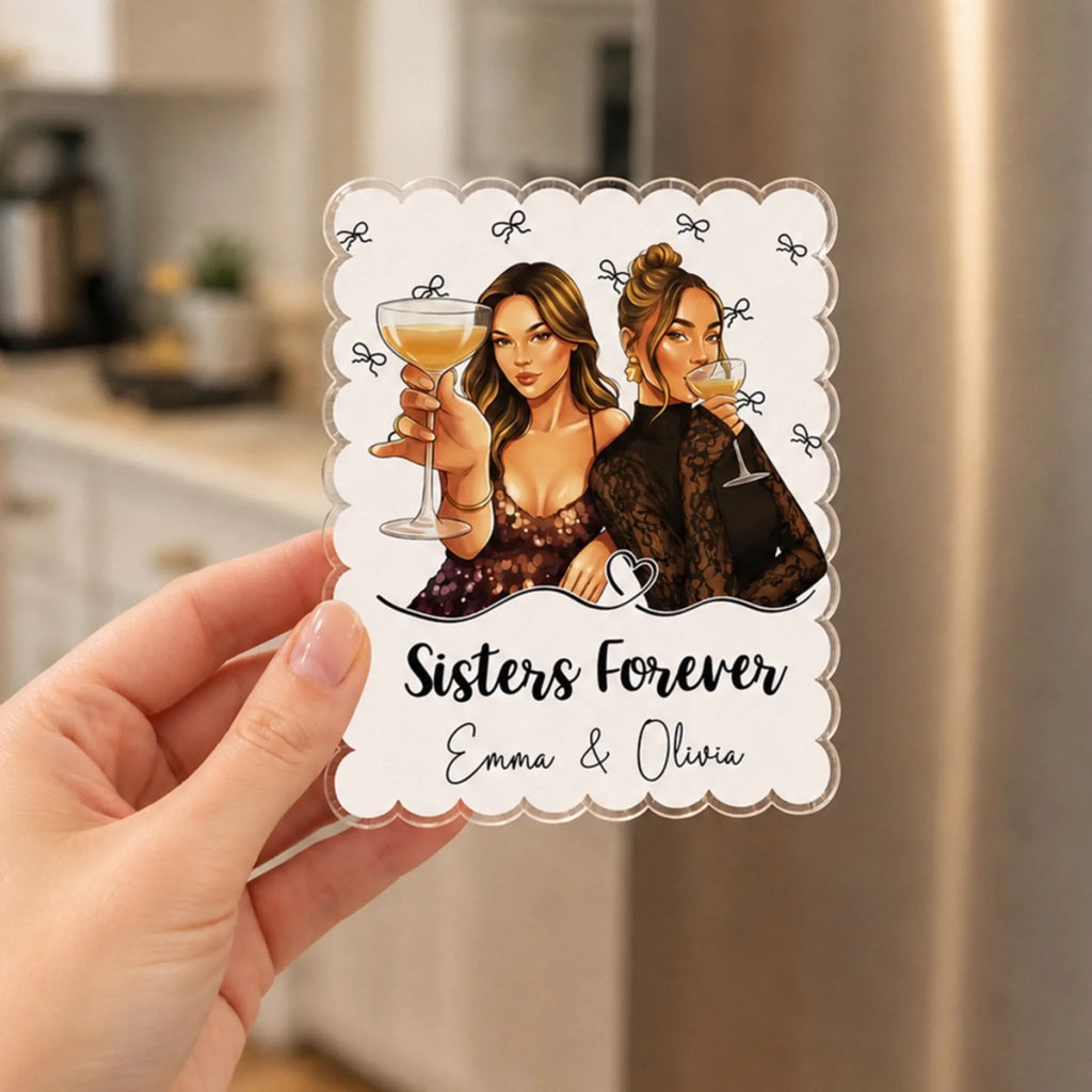Better Together - Personalized Acrylic Magnet