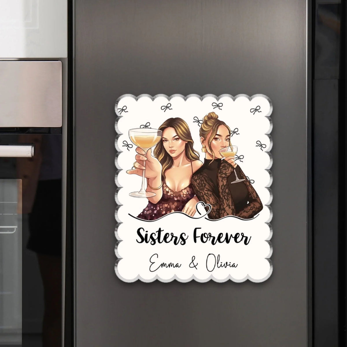 Better Together - Personalized Acrylic Magnet