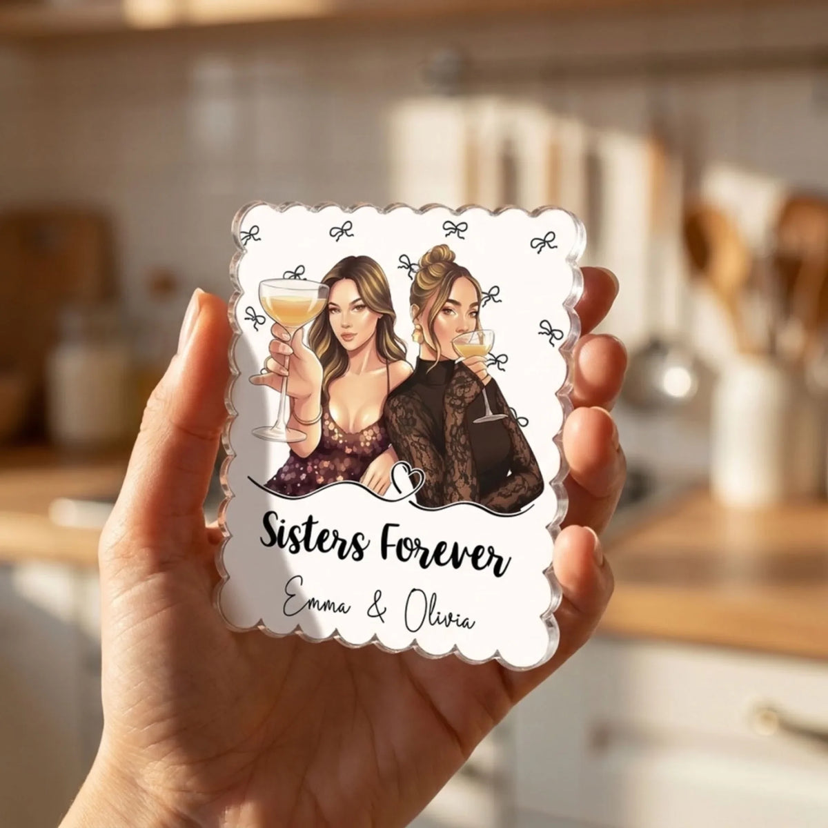 Better Together - Personalized Acrylic Magnet
