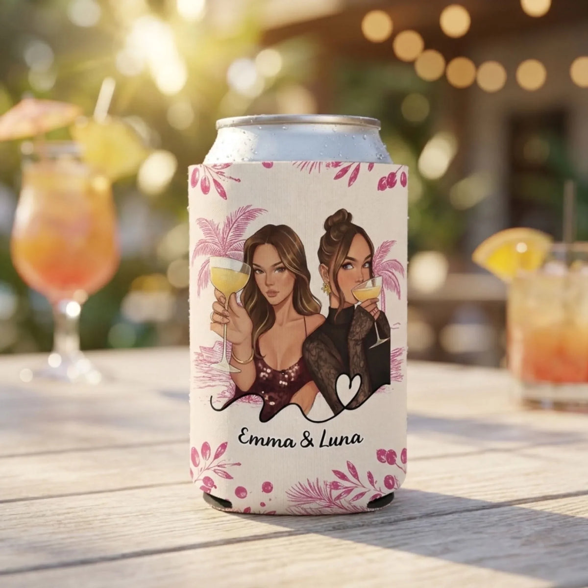 Our Laughs - Personalized Skinny Can Cooler