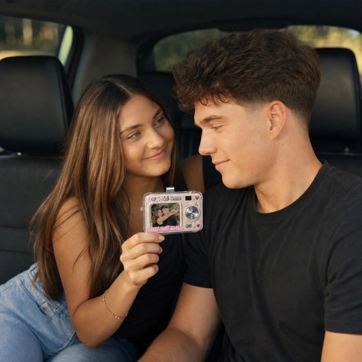 My Heart Waits For You - Personalized Acrylic Car Visor Clip