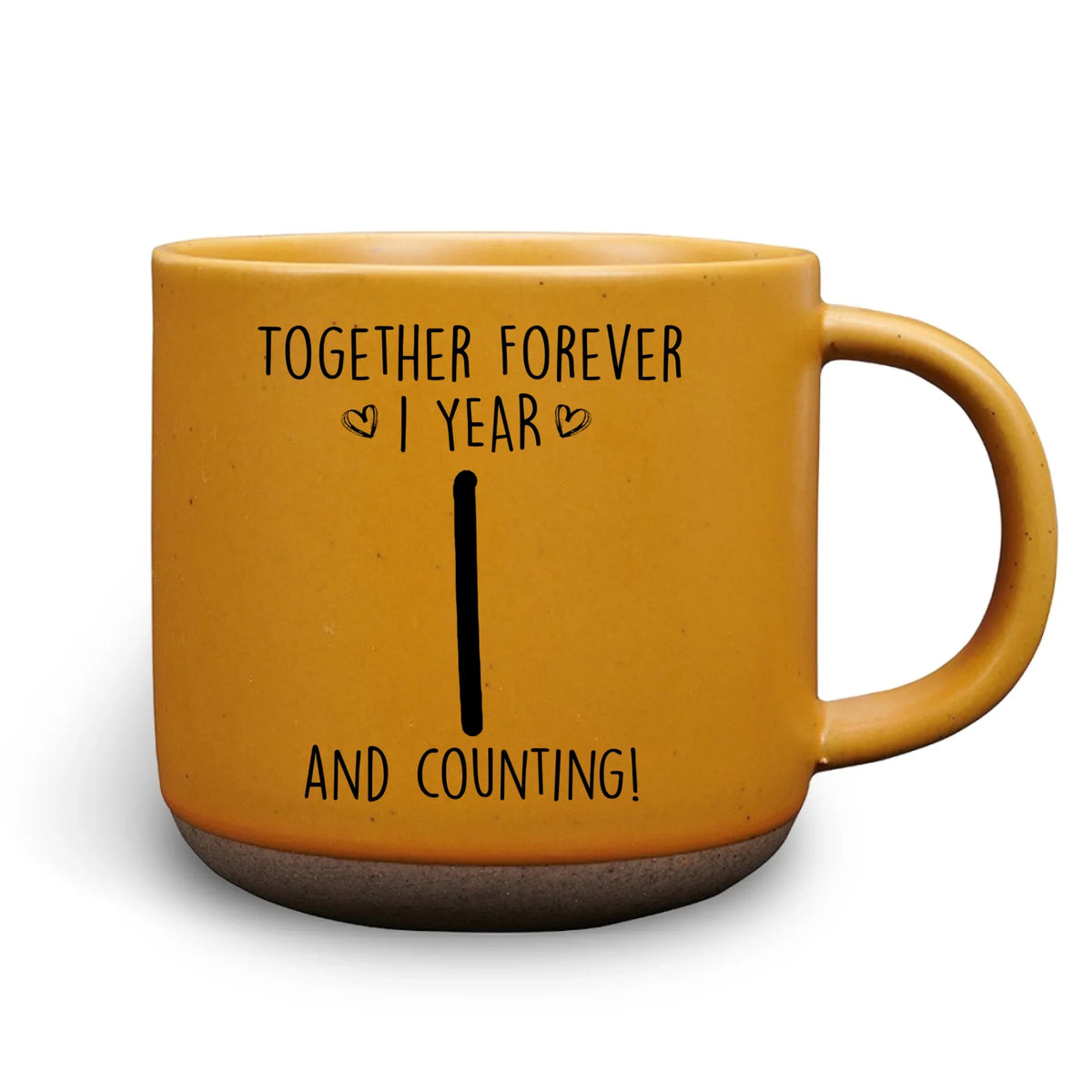 Custom Christmas & Birthday Keepsake Gift • Love Through The Years - Personalized Pottery Mug