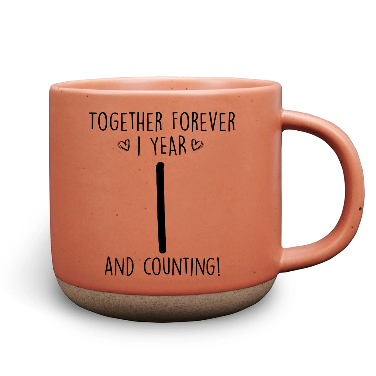 Custom Christmas & Birthday Keepsake Gift • Love Through The Years - Personalized Pottery Mug