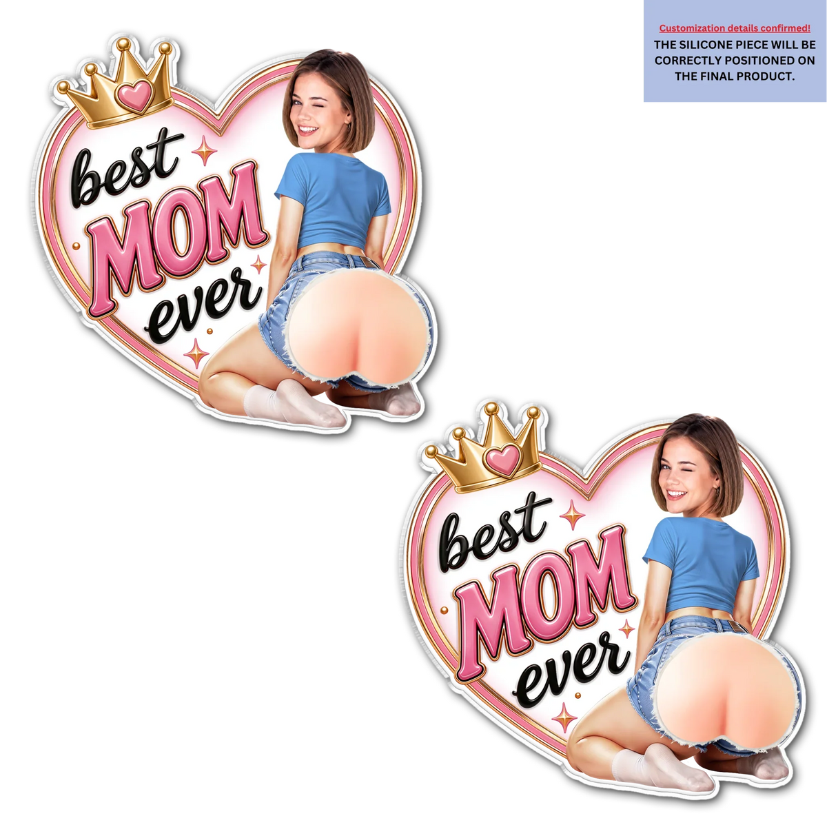 Best Mom Ever - Personalized Squishy Acrylic Magnet