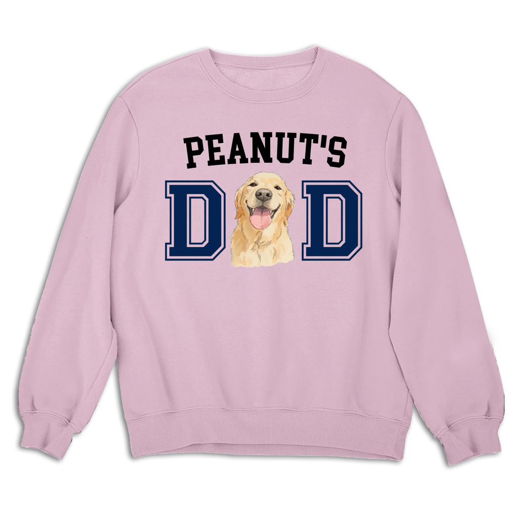 Custom Photo Christmas & Birthday Keepsake Gift • Dog Daddy Sketch - Personalized T-Shirt