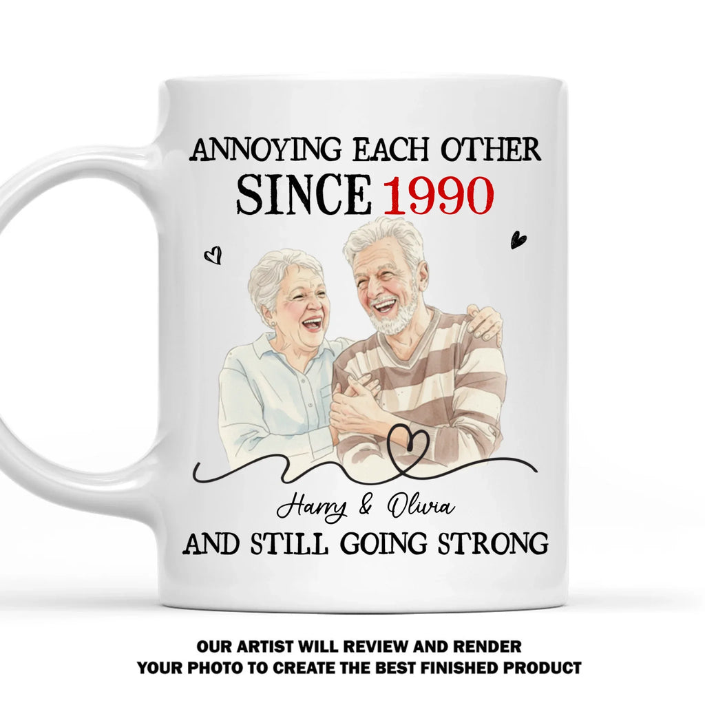 Custom Photo Anniversary Keepsake Gifts For Couple • You Are My Destiny - Personalized Coffee Mug
